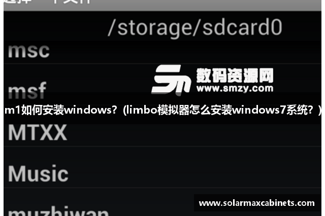 m1如何安装windows？(limbo模拟器怎么安装windows7系统？)